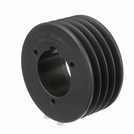 Browning 4 Groove Cast Iron Bushed Bore Multiple Sheave, 4P3V41 4P3V41